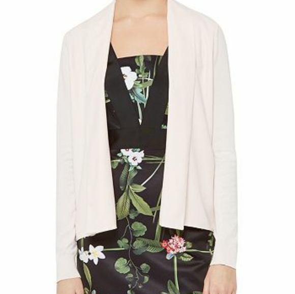 Ted Baker London Sweaters - Ted Baker London Blush Pink Open Front Cardigan 1